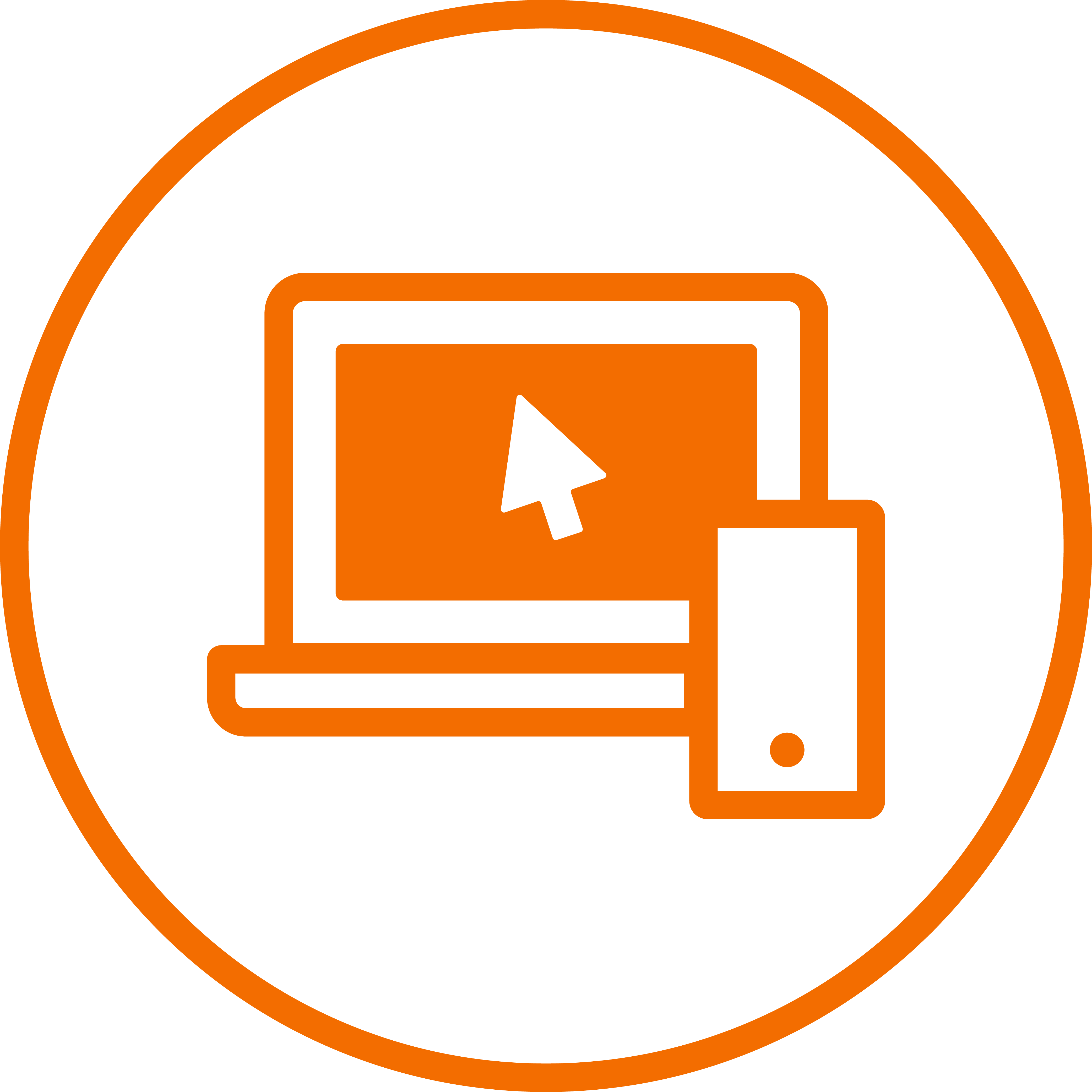 Phone and computer icon